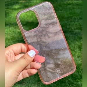 Velvet Caviar iPhone 12 Pro Max Case - “Pink Stardust Glitter”